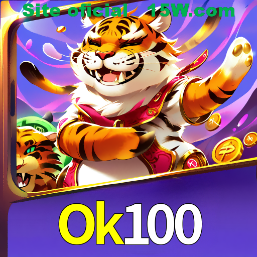 Imagem promocional da Ok100 mostrando a plataforma e suas vantagens